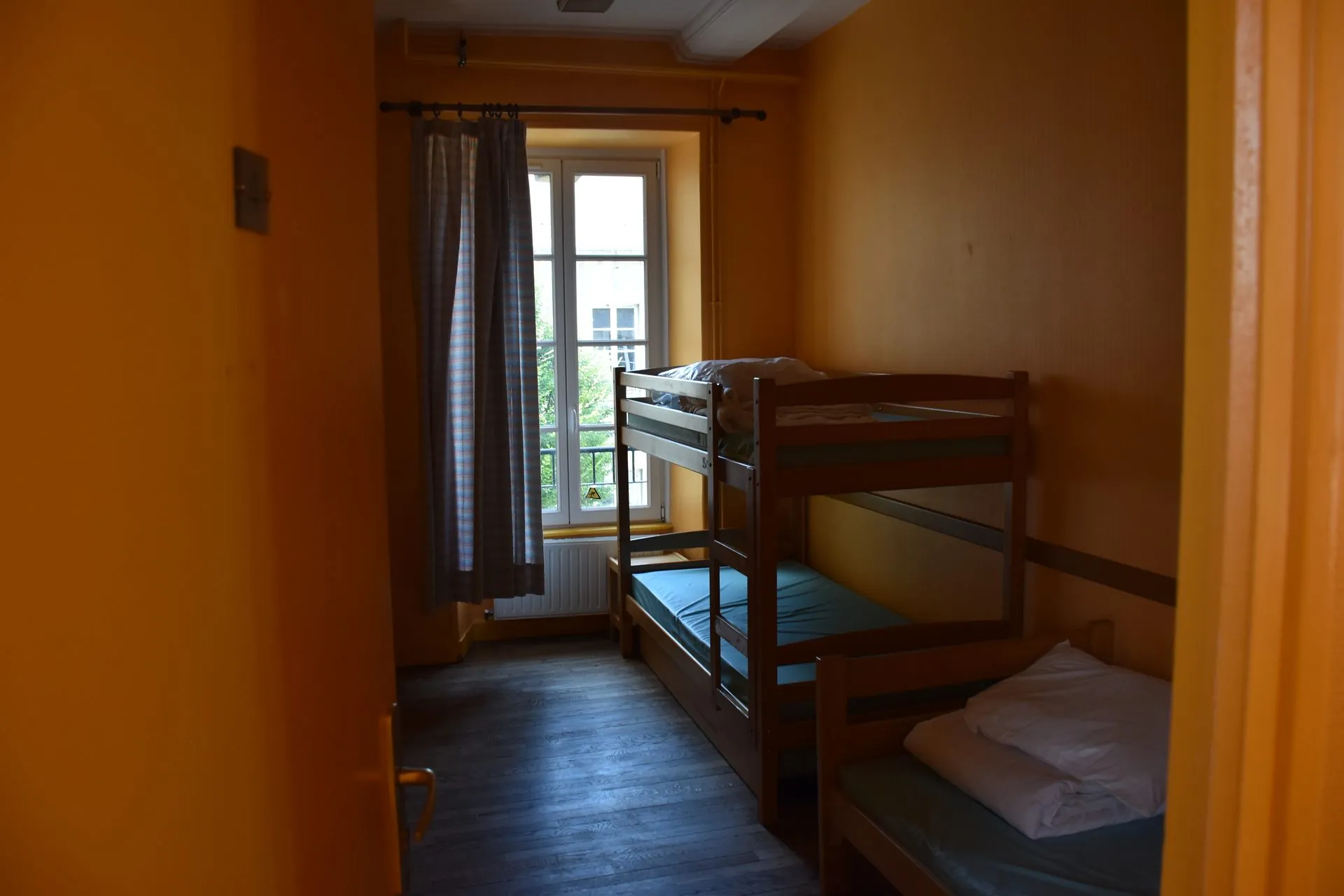 Chambre avec lits superposés